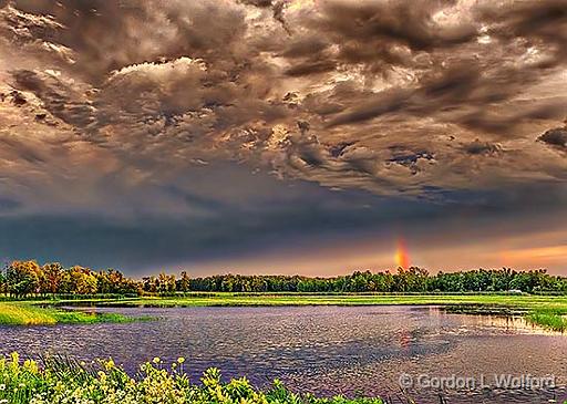 Partial Rainbow At Sunset_P1170084-6.jpg - Photographed along Irish Creek near Eastons Corners, Ontario, Canada.